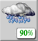 Lluvia fuerte